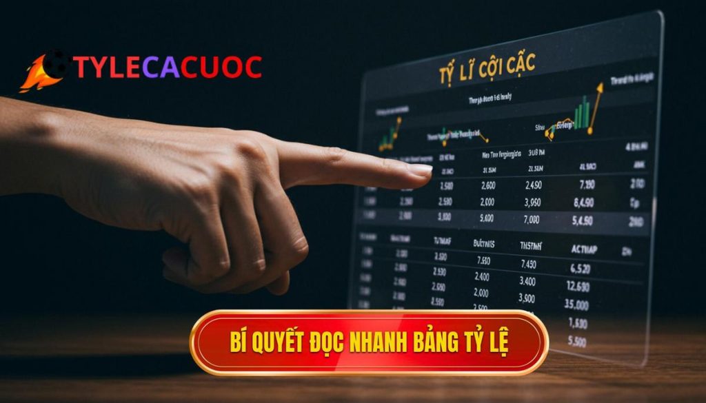 bí quyết đọc nhanh bảng tỷ lệ