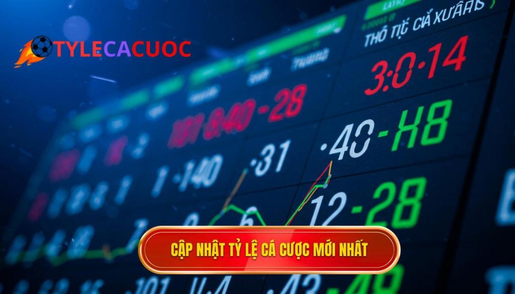 cập nhật tỷ lệ cá cược mới nhất