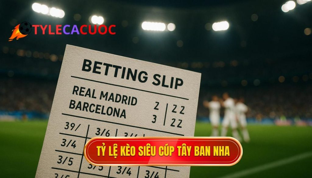 thumb - Tỷ lệ kèo siêu cúp Tây Ban Nha
