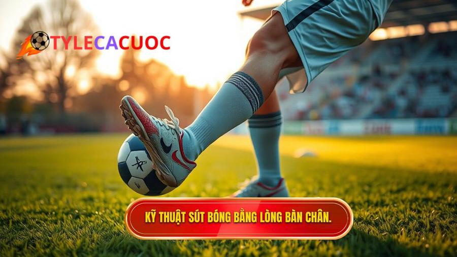 Tại sao kỹ thuật sút bóng bằng lòng bàn chân phải lại quan trọng?