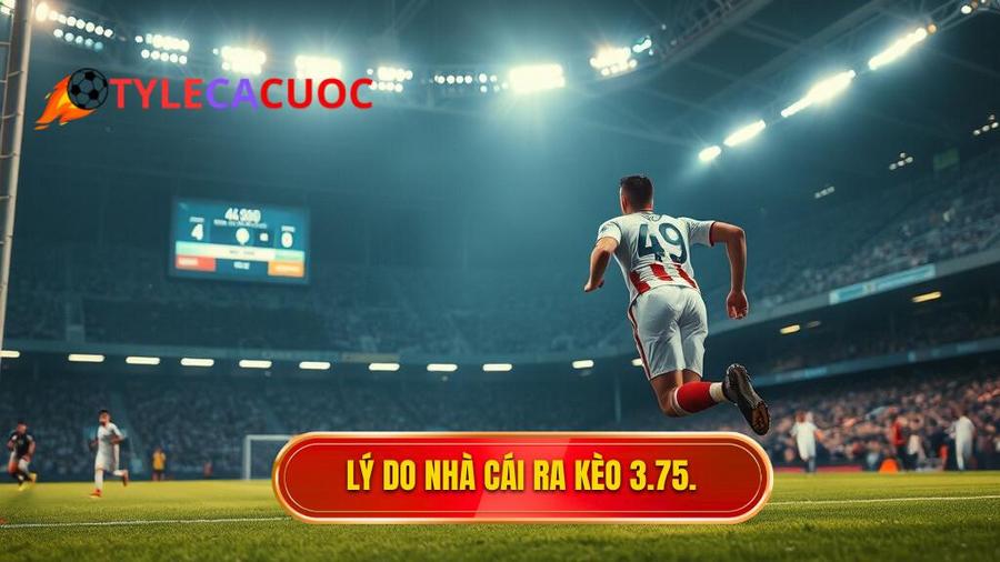 Tại sao nhà cái lại đưa ra mức Kèo tài xỉu 3.75 hiệp 2?