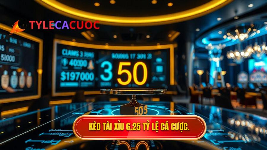 Kèo tài xỉu 6.25 là gì? Cách đọc kèo và kinh nghiệm thắng lớn