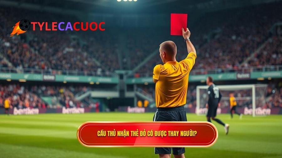 Giải đáp chính xác: Thẻ đỏ có được thay người không?