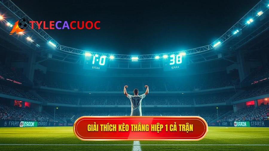 1. Giải thích kèo thắng hiệp 1 cả trận