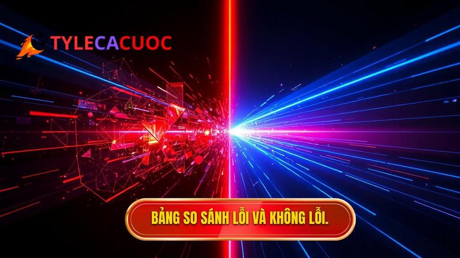 Bảng tổng hợp so sánh giữa lỗi và không lỗi