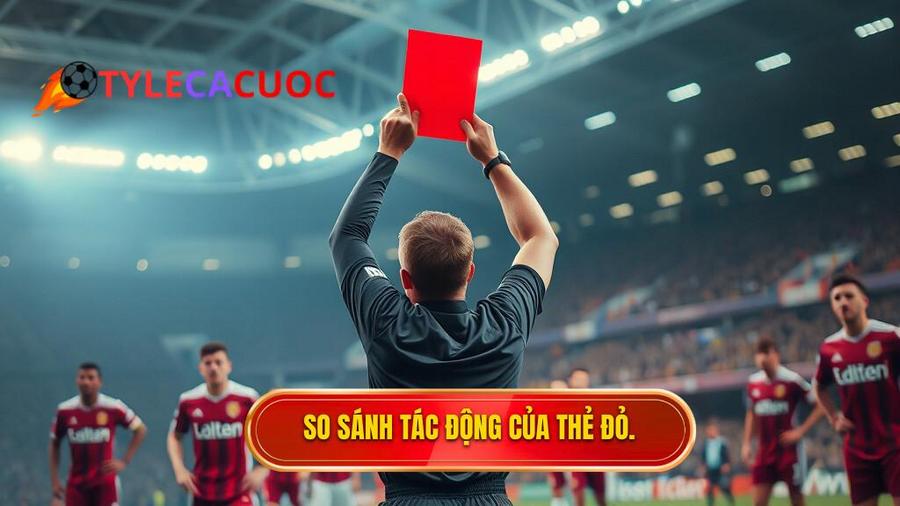 Bảng so sánh tác động của Thẻ đỏ trong các tình huống